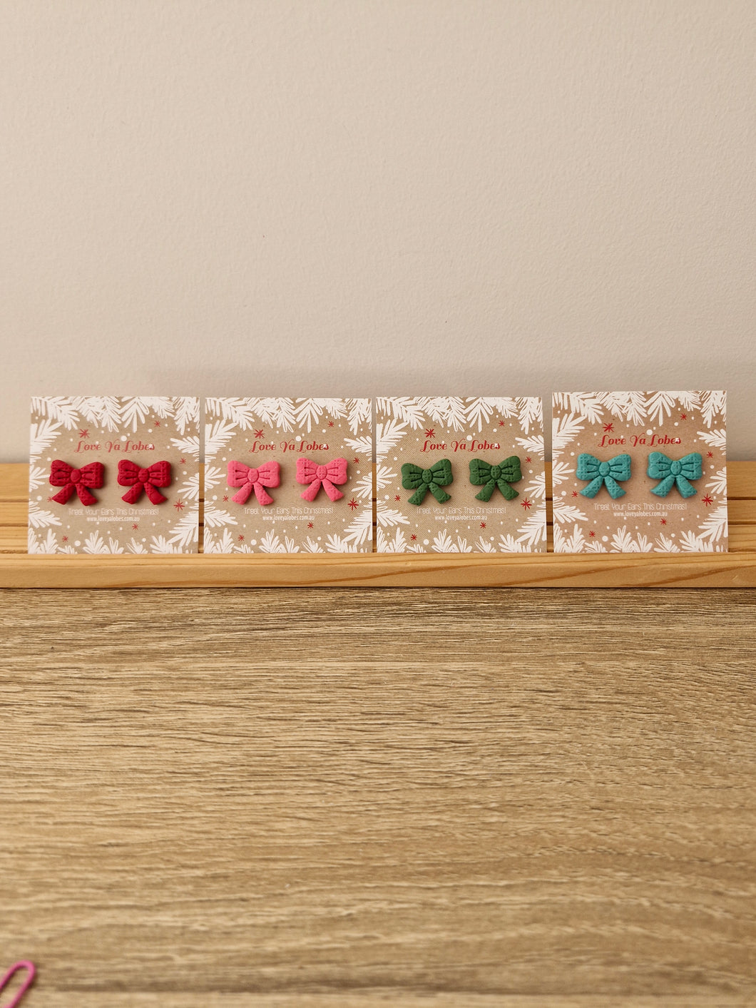 Patterned Bow Studs
