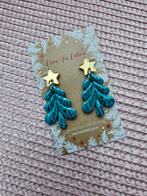 Load image into Gallery viewer, Small Foil Tree Dangles
